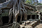 Ta Prohm temple - ruins of the central sanctuary.